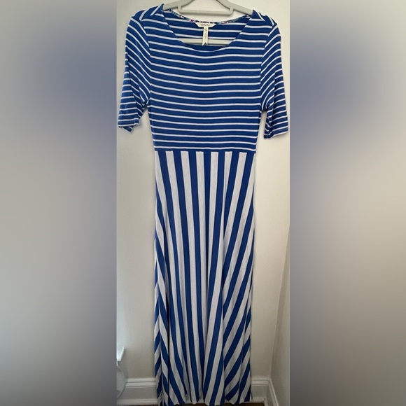 Matilda Jane The Road Ahead Elbow-Sleeve Maxi Dress - Picture 2 of 9